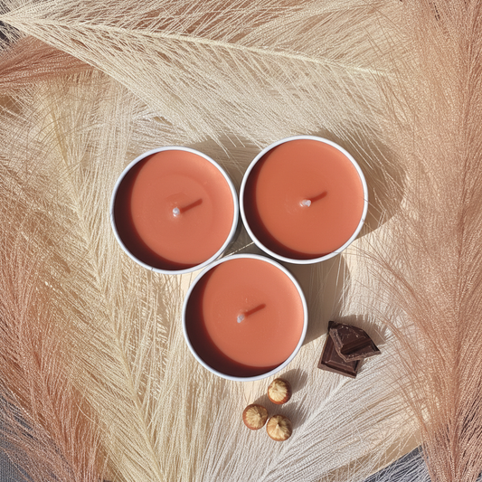 Bougie Alex avec chocolat/noisettes - Photo 1