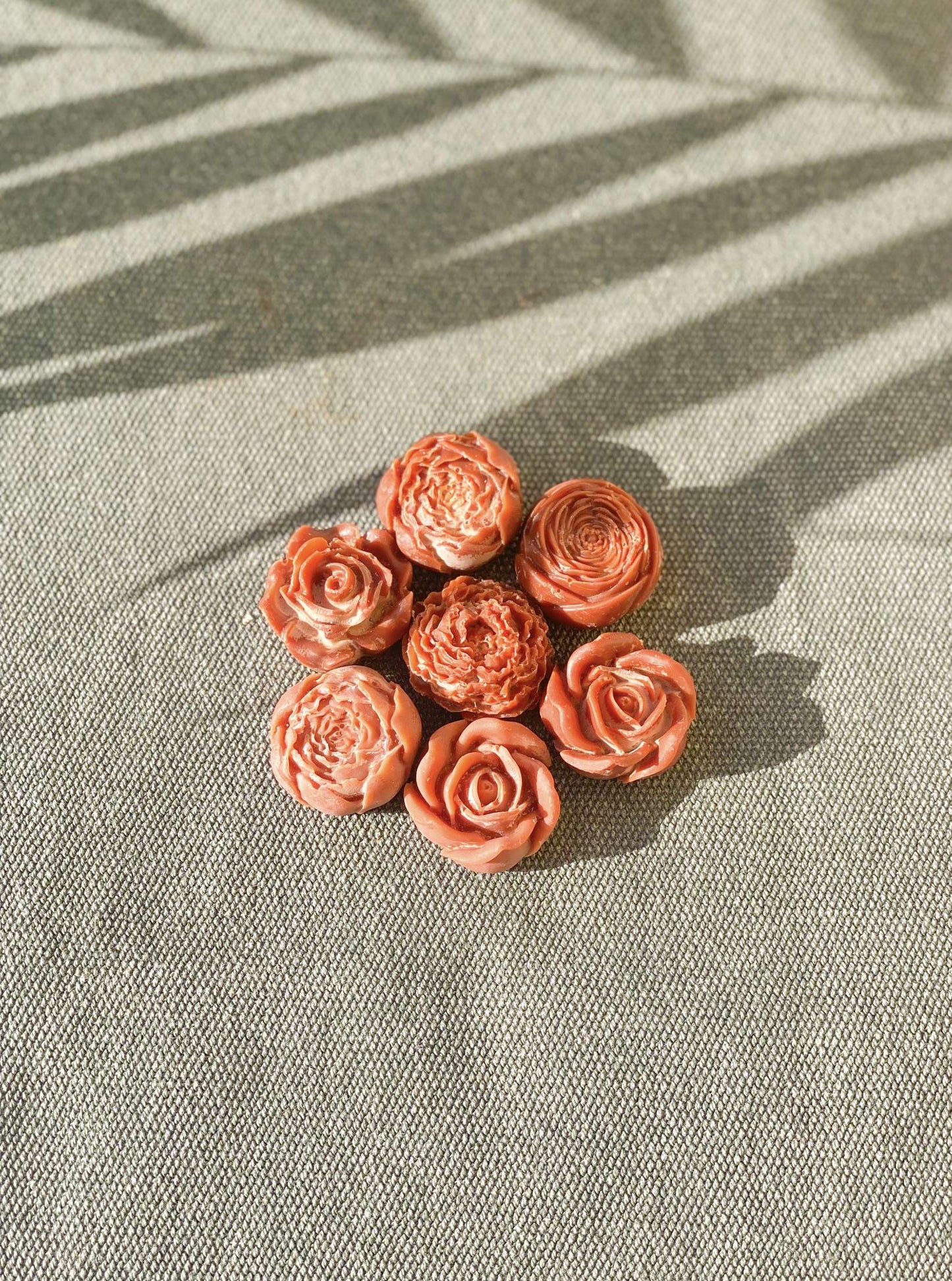 Fondant fleur, Chocolat/noisettes