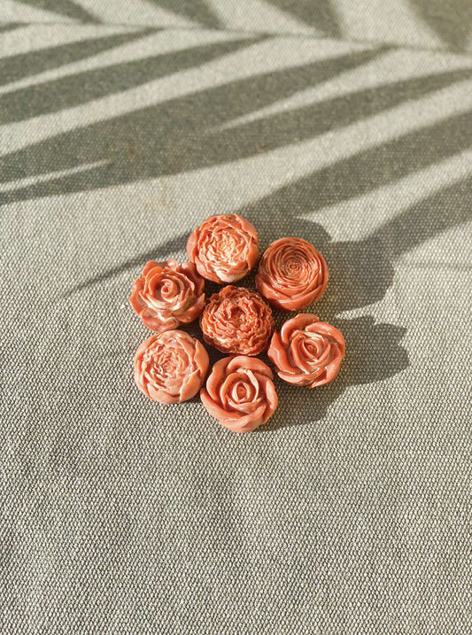 Fondant fleur, Chocolat/noisettes